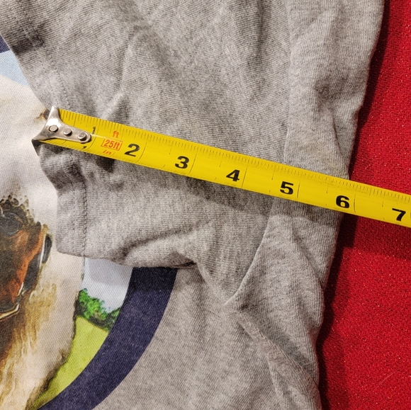 Parks and Recreation Li’l Sebastian Gray Cropped Graphic T-shirt - Picture 5 of 5